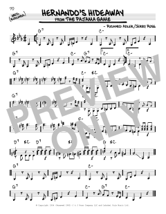 Hernando's Hideaway von Jerry Ross (Download) 