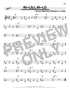 Hi-Lili, Hi-Lo von Helen Deutsch (Download) 