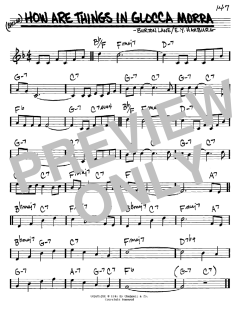 How Are Things In Glocca Morra von Burton Lane (Download) 