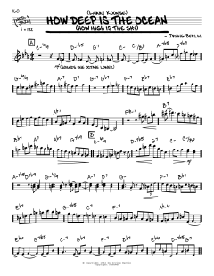 How Deep Is The Ocean von Irving Berlin (Download) 