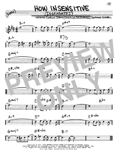 How Insensitive von Antonio Carlos Jobim (Download) 