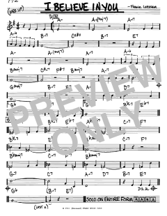 I Believe In You von Frank Loesser (Download) 