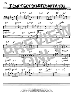 I Can't Get Started With You von Ira Gershwin (Download) 
