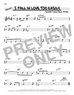 I Fall In Love Too Easily von Jule Styne (Download) 