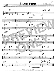 I Love Paris von Cole Porter (Download) 