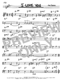 I Love You von Cole Porter (Download) 