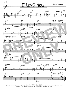 I Love You von Cole Porter (Download) 