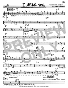 I Mean You von Coleman Hawkins (Download) 