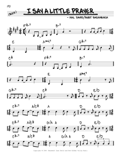 I Say A Little Prayer von Hal David (Download) 