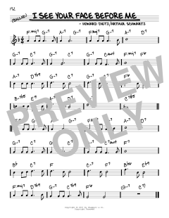 I See Your Face Before Me von Howard Dietz (Download) 