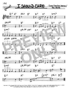 I Should Care von Sammy Cahn (Download) 