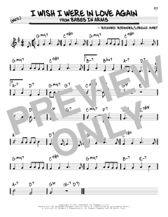 I Wish I Were In Love Again von Lorenz Hart (Download) 