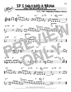 If I Only Had A Brain von Harold Arlen (Download) 