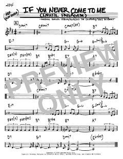 If You Never Come To Me von Ray Gilbert (Download) 