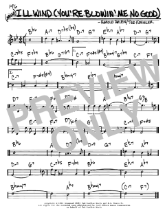 Ill Wind von Harold Arlen (Download) 