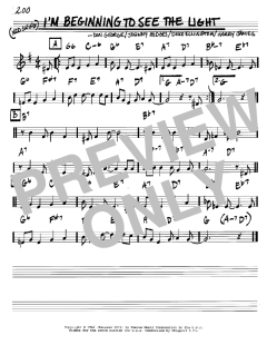 I'm Beginning To See The Light von Duke Ellington (Download) 