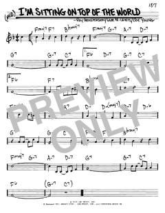 I'm Sitting On Top Of The World von Sam M. Lewis (Download) 