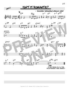 Isn't It Romantic? [Reharmonized version] von Shirley Horn (Download) 