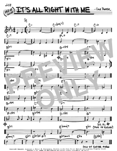 It's All Right With Me von Cole Porter (Download) 