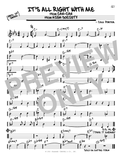 It's All Right With Me von Cole Porter (Download) 