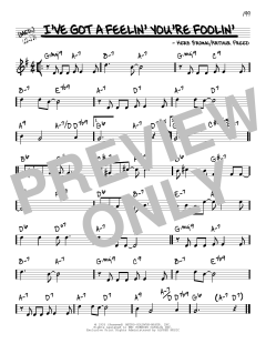 I've Got A Feelin' You're Foolin' von Arthur Freed (Download) 