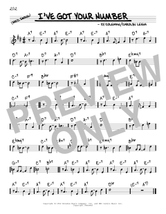 I've Got Your Number von Cy Coleman (Download) 