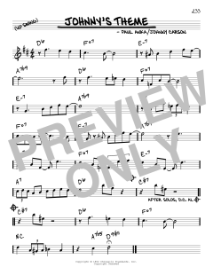 Johnny's Theme von Paul Anka (Download) 