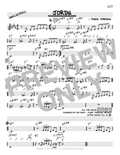 Jordu [Reharmonized version] von Duke Jordan (Download) 