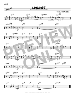 Lament [Reharmonized version] von J.J. Johnson (Download) 