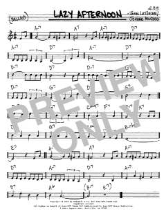 Lazy Afternoon von Barbra Streisand (Download) 