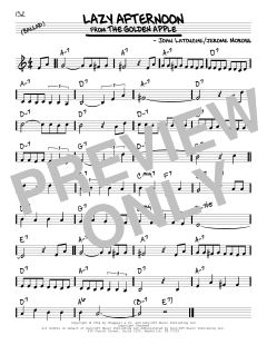 Lazy Afternoon von Jerome Moross (Download) 