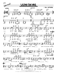 Lean On Me von Bill Withers (Download) 