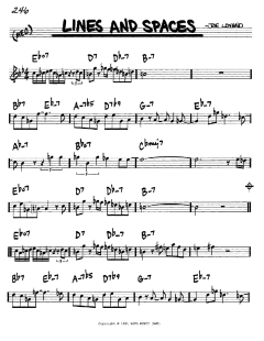 Lines And Spaces von Joe Lovano (Download) 