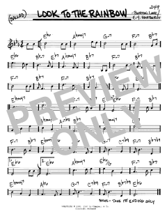 Look To The Rainbow von Burton Lane (Download) 