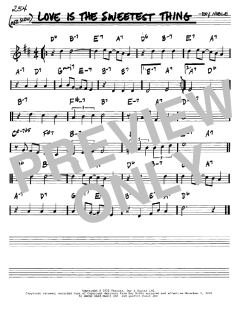 Love Is The Sweetest Thing von Ray Noble (Download) 