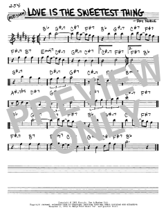 Love Is The Sweetest Thing von Ray Noble (Download) 