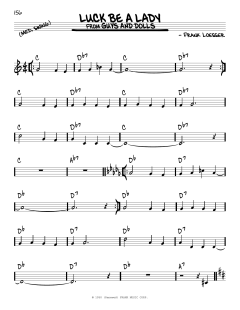 Luck Be A Lady von Frank Loesser (Download) 