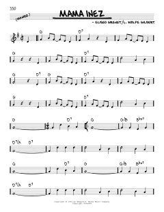 Mama Inez von L. Wolfe Gilbert (Download) 