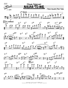 Mean To Me von Frank Rosolino (Download) 