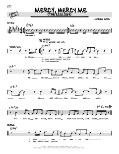 Mercy, Mercy Me von Marvin Gaye (Download) 