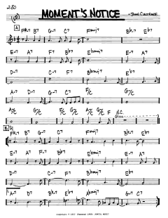 Moment's Notice von John Coltrane (Download) 