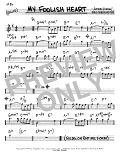 My Foolish Heart von Ned Washington (Download) 