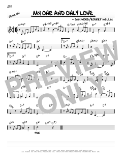 My One And Only Love [Reharmonized version] von Robert Mellin (Download) 