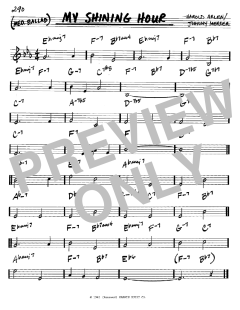 My Shining Hour von Harold Arlen (Download) 
