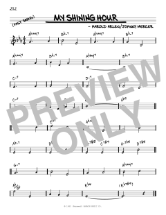 My Shining Hour [Reharmonized version] von Harold Arlen (Download) 