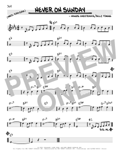 Never On Sunday von Billy Towne (Download) 