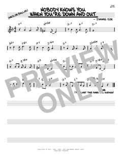 Nobody Knows You When You're Down And Out [Reharmonized version] von Eric Clapton (Download) 