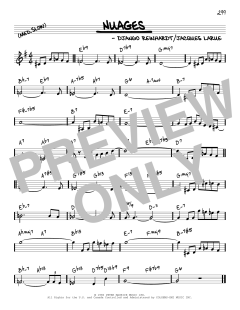 Nuages [Reharmonized version] von Django Reinhardt (Download) 