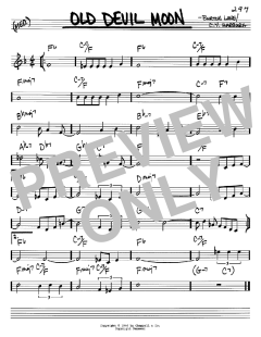 Old Devil Moon von Burton Lane (Download) 