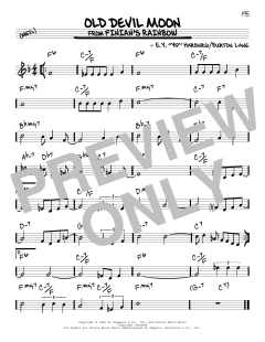 Old Devil Moon von Burton Lane (Download) 